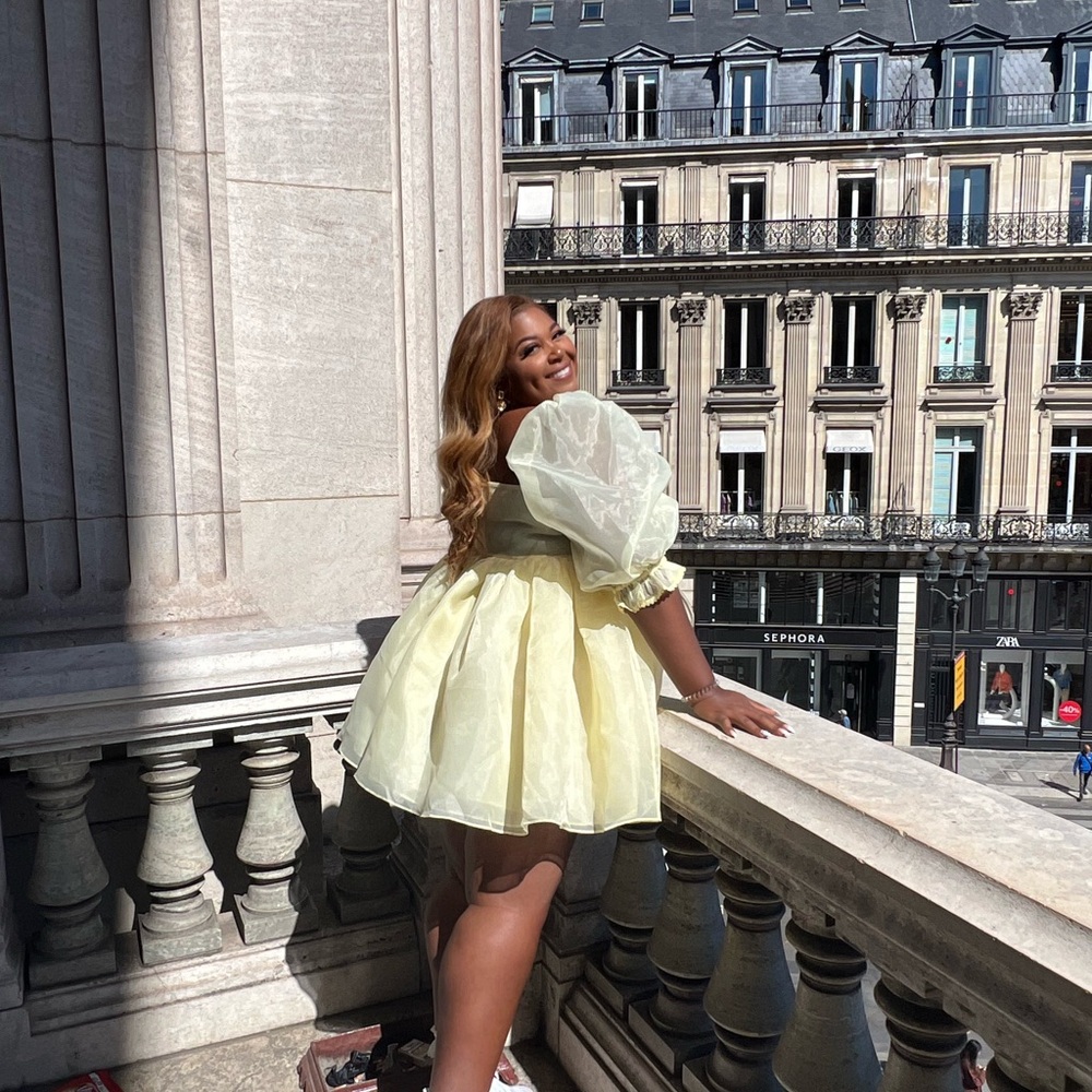 Selkie Light Yellow Dress